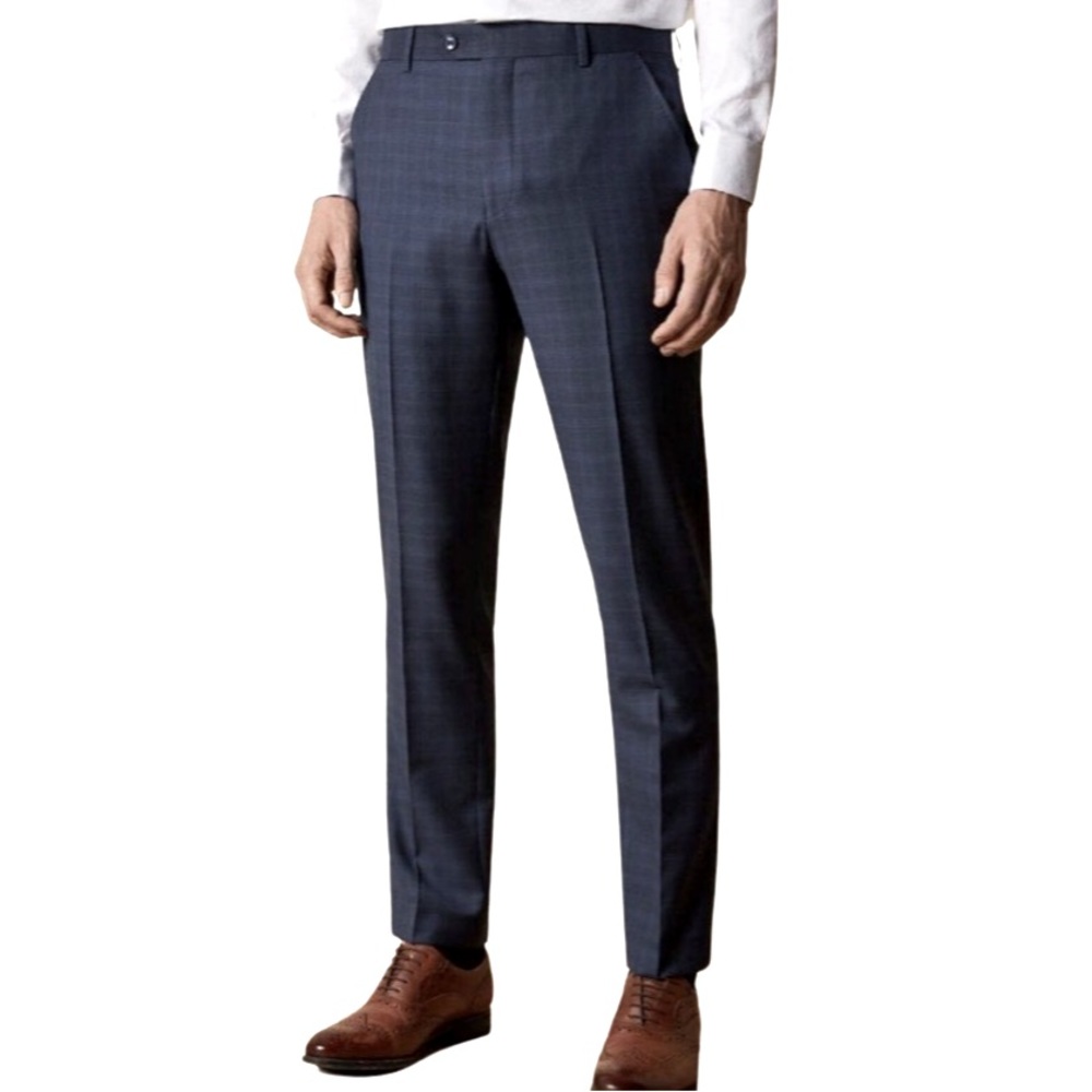 NWT Ted Baker London Westt Debonair Check Trouser Modern Fit Men’s Size:36